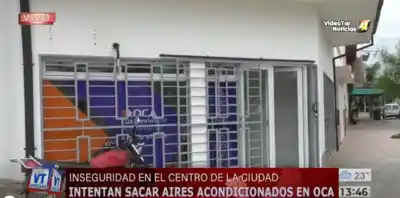 Tartagal: volvieron por el aire acondicionado del correo y se toparon con un sereno