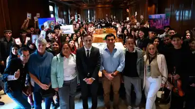 Una visita gubernamental que dejó huella en los estudiantes del interior