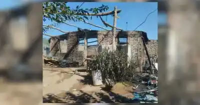 Una vivienda quedó reducida a cenizas tras un siniestro en Las Heras