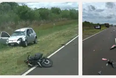 Iba en moto al colegio y un auto lo embistió: el dato que la Policía reveló sobre el conductor