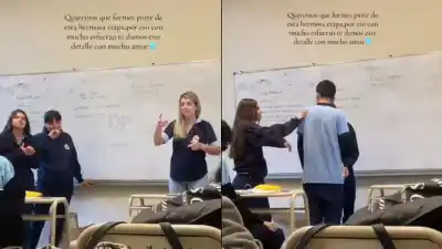 Un grupo de alumnos hizo algo en secreto que cambió el final de la secundaria para uno de ellos