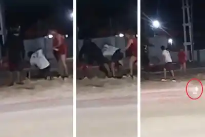 Le pega en el piso, lo suelta y el otro se levanta con una piedra: la pelea en Añatuya que estalla en redes
