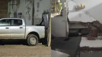 Retrocedió con su Ranger y embistió el frente de su casa en Centenario: el motivo que dio a la policía