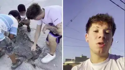 Un joven decidió actuar ante un peligro en su barrio y lo que sucedió después sorprendió a todos