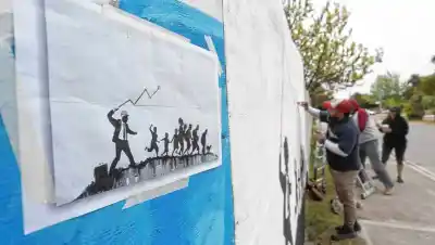 El mural que sorprende en la costanera de Viedma: no es lo que parece