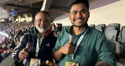 Viajó 72 horas desde Bangladesh para ver a Messi y su historia dio la vuelta al mundo