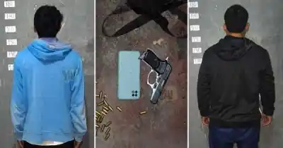 Persecución en moto terminó en acequia: lo que encontraron en el bolso de los detenidos