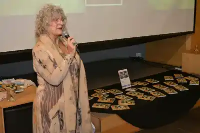 Ine Lanfranchi presentó su sexto libro: la piedra sagrada que desvela a San Luis