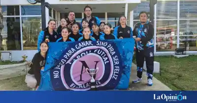 El futsal femenino de El Calafate hizo historia y jugará en Mar del Plata