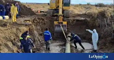 Río Gallegos se queda sin agua: la rotura del acueducto que obliga a cuidar cada gota