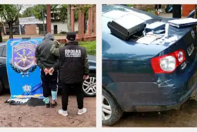 Lo interceptaron en el barrio Industrial: llevaba cinco piedras de cocaína y casi 800 mil pesos