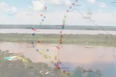 El río Uruguay ya está por encima del nivel de alerta y no pararía de subir