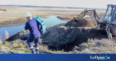 Sin agua en Río Gallegos: reparan la cañería maestra y ya hay un horario para que vuelva