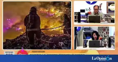 Puerto Deseado: el fuego llegó al vacadero y la lucha duró dos horas