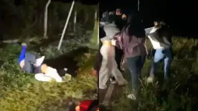 Violencia y descontrol en encuentro de motociclistas: lo que captaron las cámaras