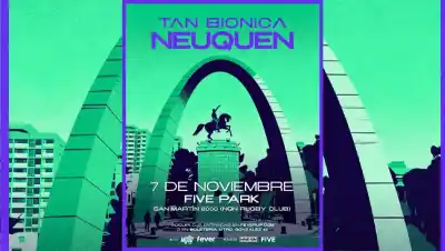Tan Biónica vuelve a Neuquén y estrena en vivo su primer disco en más de una década
