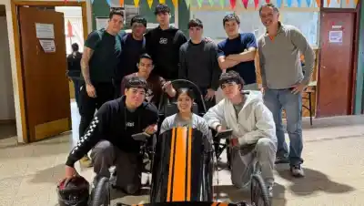Ocho meses, diez estudiantes y un karting eléctrico: el proyecto de la EPET 4 que ya rueda en Junín de los Andes