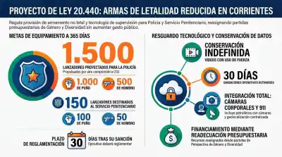 Quieren que la Policía de Corrientes use armas "no letales": de dónde saldría la plata