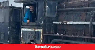 Un jubilado de 28 de Noviembre persigue un sueño de 17 años: que la maquinaria minera se vea desde la Ruta 40