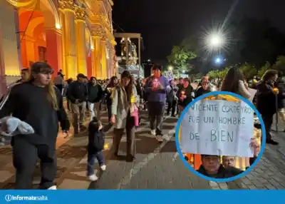 A un año de la desaparición de Cordeyro, la familia marchó en silencio: "Queremos saber qué le pasó a mi papá"