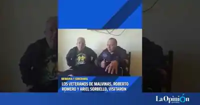 Veteranos de Malvinas pasaron por Río Gallegos y revelaron el vínculo que los une: "Es un hermano que te dejó la guerra"