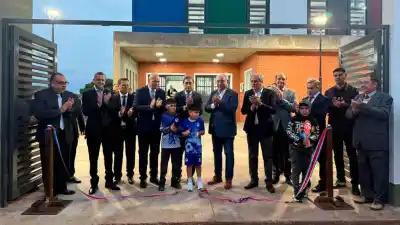 Lugones cumplió 136 años y el vicegobernador llevó una noticia que cambia la vida del pueblo