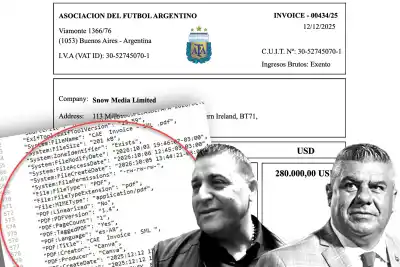 El nombre que aparece en las facturas de la AFA y que nadie esperaba encontrar