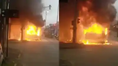 Viajaban 25 pasajeros en el 219: el humo apareció de golpe y el final se veía venir