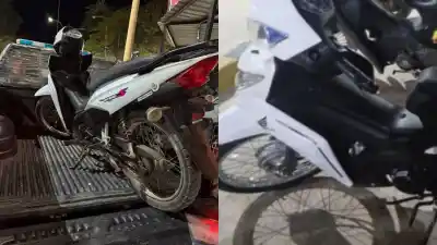 Manejaba sin casco por Añatuya y la moto escondía algo que la policía no esperaba