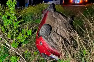 Volcó en la Ruta 39 de madrugada: el dato que apareció en la revisión médica