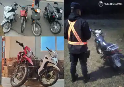 Operativo en Catamarca: esperaban encontrar algo, pero no 40 motos y un cargamento de carbón