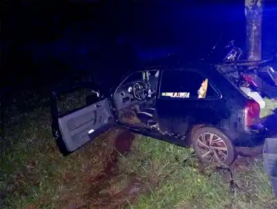 Manejaba por la ruta 12 y un auto lo rozó: quién era la joven que terminó en el hospital