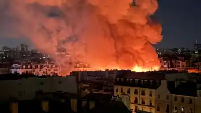 El mercado más antiguo de París ardió en plena madrugada: los bomberos no pudieron salvar nada