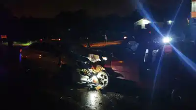 Iba manejando pasado de alcohol por la ruta 14 y chocó: quiénes terminaron internados