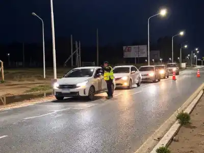Ruta 7: 21 conductores dieron positivo en un control y el pico fue de 1,96 de alcohol en sangre