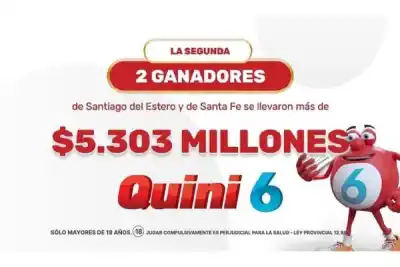 El santiagueño que ganó los $2.650 millones del Quini 6 no pagó la boleta: quién le prestó la plata