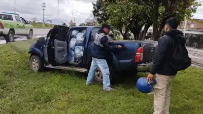 Persecución en el Este: terminó con una pareja detenida y un cargamento que sorprendió a la policía