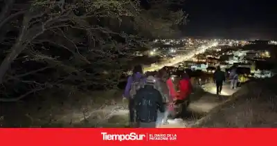Subió igual al Fitz Roy pese a estar descompuesta: el rescate que terminó a la 1 de la mañana