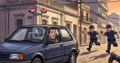 Pidió probar el auto en pleno centro y lo que hicieron las cámaras después lo dejó sin escape