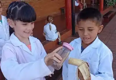 Los chicos de una escuela misionera cantaron chamamé y lograron algo impensado