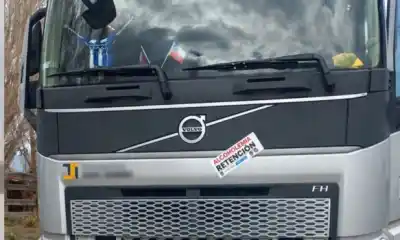 Un camionero chileno pasó por el control en la Ruta 40 y los números no le dieron
