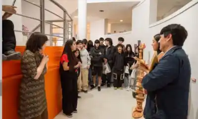 Estudiantes de cuatro parajes chubutenses transformaron la tierra de sus pueblos en tótems: ¿qué hay adentro de cada uno?