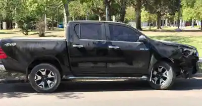 Chocó su camioneta y lo que hizo después dejó helados a los inspectores