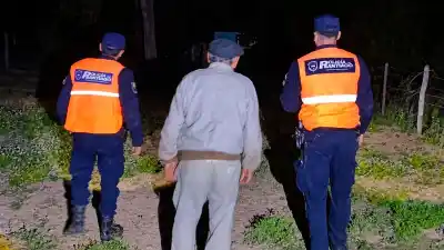 Se perdió en el monte buscando a sus animales: apareció a las 2 de la mañana