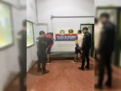 Robaron una garrafa en Posadas y terminaron escondidos donde nadie los buscaría