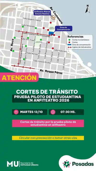 Estudiantina 2026: los accesos que nadie se esperaba y las reglas que cambian todo