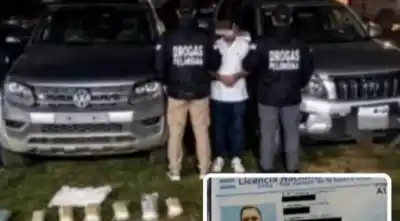 Un abogado fue detenido con 35 kilos de cocaína y su versión dejó a todos sin palabras