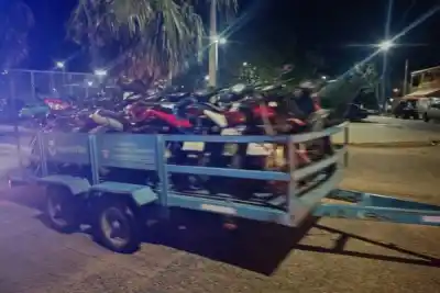 Policía y Municipio salieron a cazar motos: 30 terminaron en el corralón