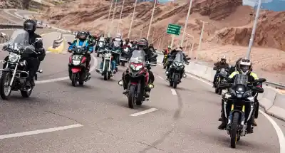 1.800 motociclistas coparon San Juan: dónde terminó la caravana