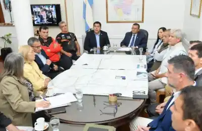 Reunión clave en La Madrid: ¿Qué obras urgentes se acordaron para evitar que el agua vuelva a entrar?